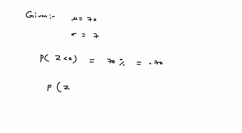 in-a-biology-course-recent-test-grades-follow-a-normal-distribution-with-a-mean-of-70-and-a-standard-deviation-of-7-if-a-student-scored-at-the-70th-percentile-on-a-recent-test-then-what-is-t-53624