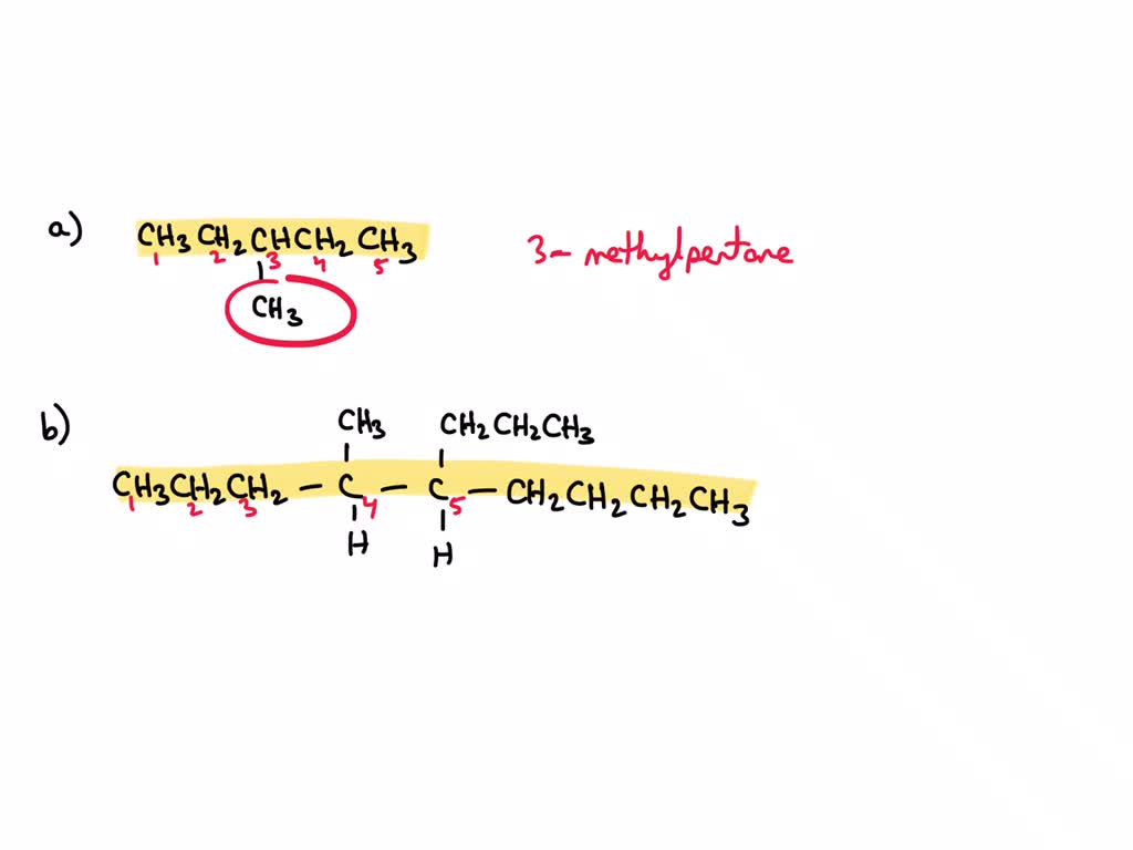 SOLVED: Texts: Give The IUPAC Name For Each Of The Following Alkanes ...