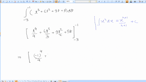 question-evaluate-the-definite-integral-below-enter-your-answer-as-a-exact-fraction-if-necessary-t3-6t2-9t-9-dt-provide-your-answer-below-55152