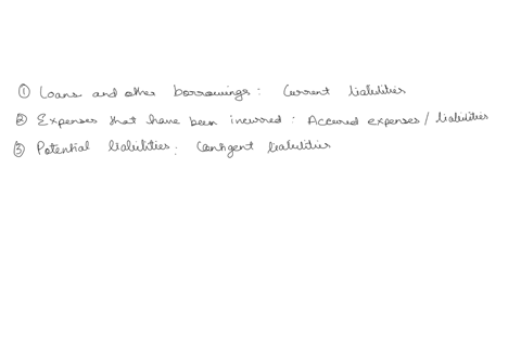 loans-and-other-burrowings-that-are-due-within-one-year-expenses-that-have-been-incurred-but-not-yet-paid-potential-liabilities-that-depend-on-the-outcome-of-uncertain-future-events-long-term-obligati