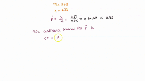 in-a-random-sample-of-275-students-at-a-university-233-stated-that-they-were-nonsmokers_-based-on-this-sample-compute-a-95-confidence-interval-for-the-proportion-of-all-students-at-the-unive-56062