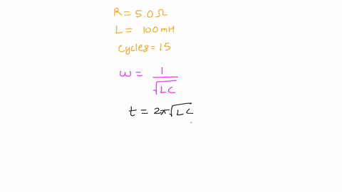 a-damped-rlc-circuit-includes-a-50-omega-resistor-and-a-100-mathrmmh-inductor-if-half-the-initial-en-59515