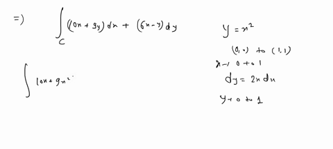 ed-evaluate-the-integral-10x-9ydx-6x-ydy-along-the-parabolic-arc-y-1-from-00-to-11-note-enter-the-eract-answer-77376