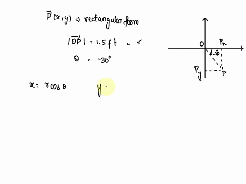 42-locate-the-tip-of-a-one-link-robot-of-lsft-length-as-a-2-dposition-meehoumwith-a-direction-of-308-draw-the-position-weclor-and-find-its-x-and-corponents-also-write-p-in-both-its-rectangul-11735