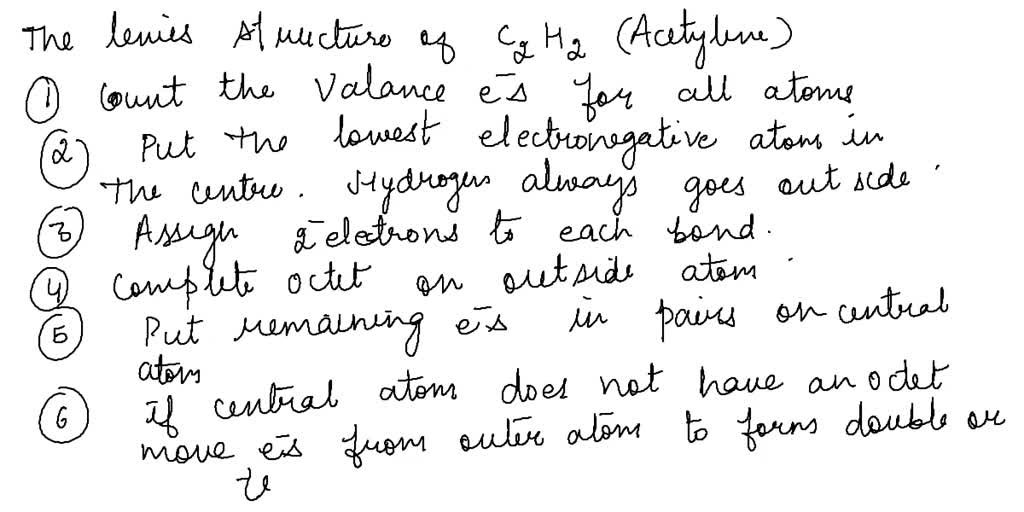 VIDEO solution: Draw the Lewis structures of C2H6 , C2H4 , and C2H2 ...