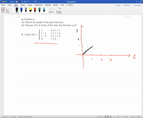 in-problem-2-a-sketch-the-graph-of-the-given-function-b-express-ft-in-terms-of-the-unit-step-function-uct-t-t-_1-t-_-2-0-0-t-1-1-t-2-2-t-3-t-2-3-2-2-pts-ft-00954