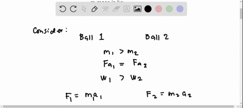 ce-predictexplain-you-drop-two-balls-of-equal-diameter-from-the-same-height-at-the-same-time-ball-1-is-made-of-metal-and-has-a-greater-mass-than-ball-2-which-is-made-of-wood-the-upward-force-due-to--3