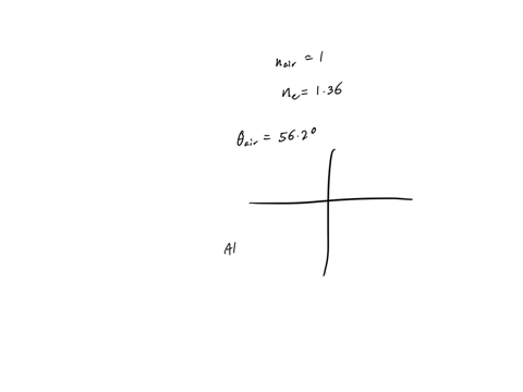 light-traveling-in-air-enters-a-container-of-ethyl-alcohol-if-the-angle-of-incidence-is-562-what-is-the-angle-of-refraction-80027