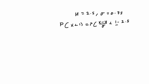 the-amount-of-time-customers-spend-waiting-in-line-at-a-bank-is-normally-distributed-with-a-mean-of-25-minutes-and-a-standard-deviation-of-075-minute-find-the-probability-that-the-time-a-cus-10266