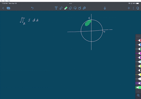 evaluate-the-double-integral-by-changing-to-the-polar-coordinates-5ydarwhere-r-isin-the-secondquadrant-and-inside-the-circle-of-radius-4-centered-at-the-origin-78274