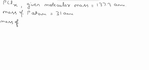 what-are-the-formulas-of-the-following-substances-pcl-molec-mass1373-amu-42435