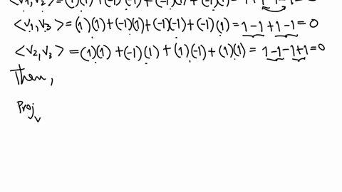 1-point-find-the-orthogonal-projection-of-vleftbeginarrayc-0-0-0-6-endarrayright-onto-the-subspace-v-of-mathbbr4-spanned-by-beginarrayc-leftbeginarrayc-1-1-1-1-endarrayrightleftbeginarrayc-1-1-1-1-e-2