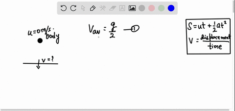 the-average-velocity-of-a-freely-falling-body-is-numerically-equal-to-half-of-the-acceleration-due-to-gravity-what-is-the-velocity-of-the-body-as-it-reaches-the-ground-72832
