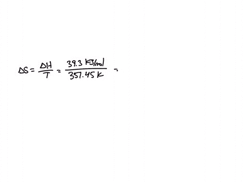 the-molar-heat-of-vaporization-of-ethanol-is-393-kjmol-and-the-boiling-point-of-ethanol-is-783c-calculate-s-for-the-vaporization-of-040-mol-of-ethanol-10048