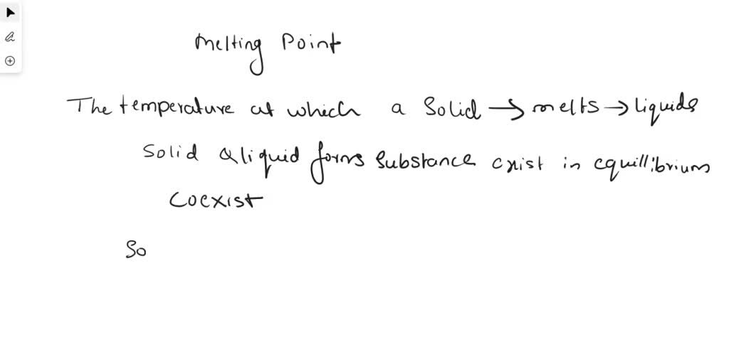 SOLVED 2.The melting point is that temperature at which(a) solid and