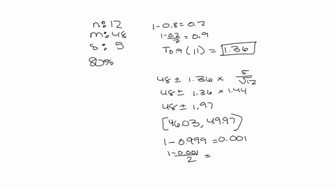 1-a-if-n12-x48x-48-and-s5-find-the-margin-of-error-at-a-80-confidence-level-give-your-answer-to-two-decimal-places-b-you-intend-to-estimate-a-population-mean-with-a-confidence-interval-you-b-18784