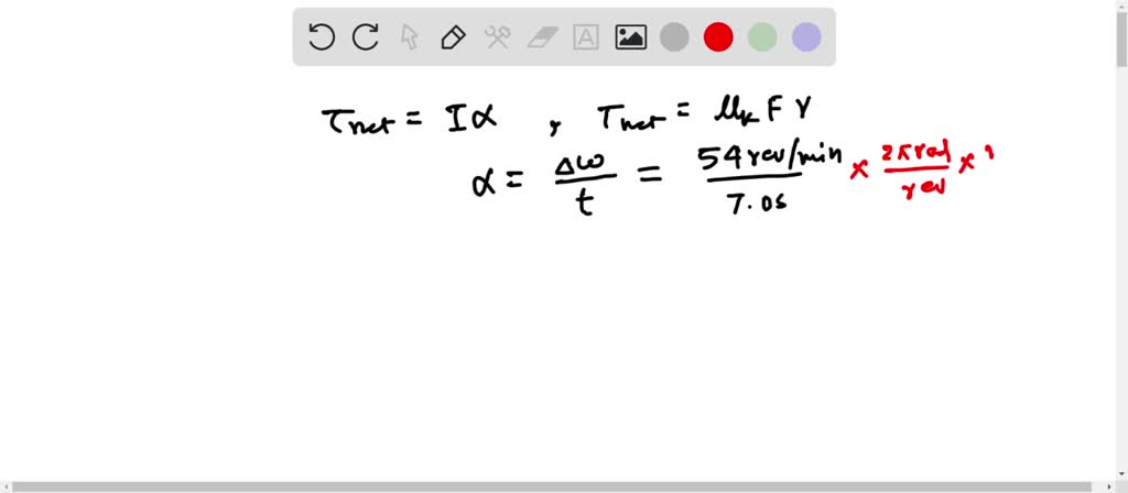 SOLVED: A potter's wheel having a radius 0.49 m and a moment of inertia ...