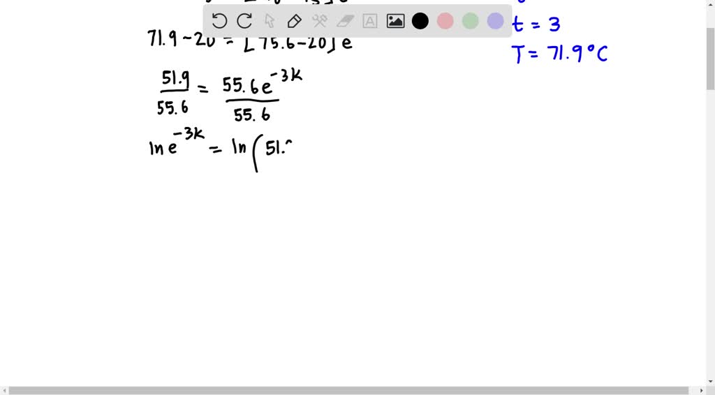 SOLVED A cup of coffee cools at a rate proportional to the difference between the constant room