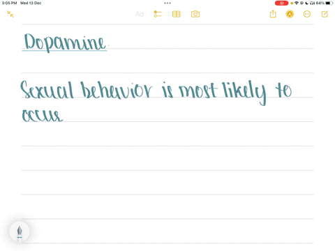 sexual-behavior-is-most-likely-to-occur-when-sex-hormones-testosterone-and-estradiol-prime-the-neurons-in-the-hypothalamus-to-release-the-neurotransmitter-____-group-of-answer-choices-serotonin-acetyl