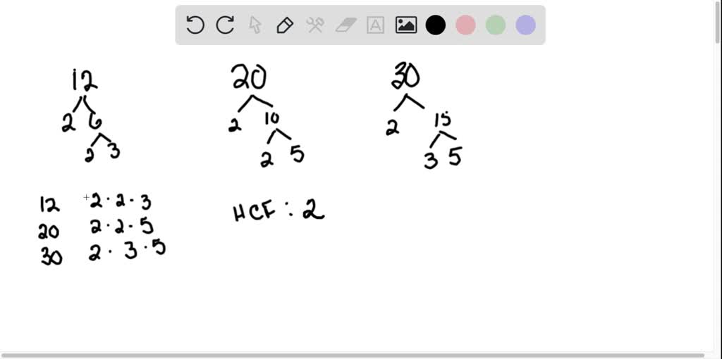 SOLVED: Show that (i) HCF and LCM of 12, 36 are 12 and 36 respectively ...