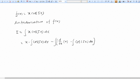 which-of-the-following-is-an-antiderivative-of-fx-x-cossx-0-a-1-x-sinsx-5-cossx-_-3-25-b-1-1-x-sinsx-cossx-3-5-25-1-x-sinsx-5-cossx-_-9-25-x2-sinsx-16-97078