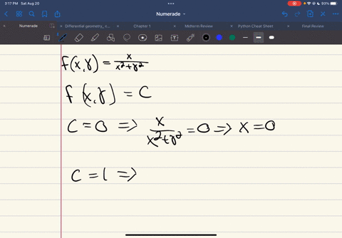 find-the-level-curves-of-the-function-fxyxx2y2-and-sketch-a-contour-map-use-c012-and-3-54239
