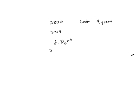 suppose-that-2800-is-initially-invested-in-an-account-at-a-fixed-interest-rate-compounded-continuously-suppose-after-4-years-the-amount-is-3319-find-the-interest-rate-per-year