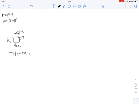 Consider two blocks connected as shown in figure 1 block a...