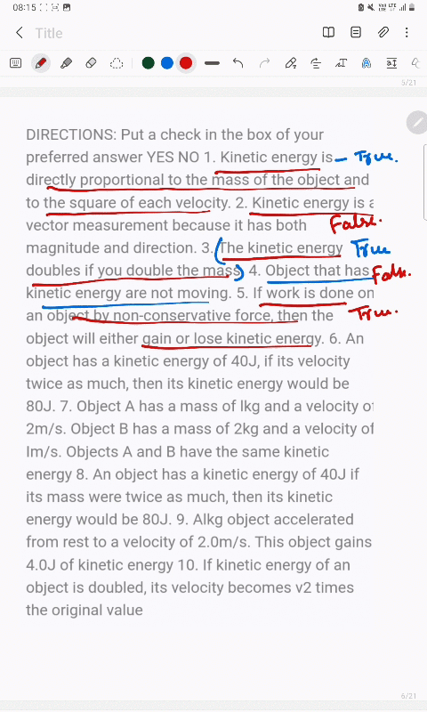 directions-put-a-check-in-the-box-of-your-preferred-answer-yes-no-1-kinetic-energy-is-directly-proportional-to-the-mass-of-the-object-and-to-the-square-of-each-velocity-2-kinetic-energy-is-a-60244