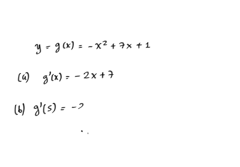 point-consider-the-function-y-gx-x-tx-1-use-the-limit-definition-to-compute-a-formula-for-y-g-x-2x7-b-determine-the-slope-of-the-tangent-iine-to-y-gx-at-the-value-x-5-slope-c-compute-85-g5-d-53343