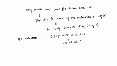 many-studies-are-trying-to-find-cure-for-chronic-back-pain-in-one-such-study-physician-comparing-the-medication-currently-being-used-drug-a-to-newly-developed-drug-drug-b-seventy-three-volun-47257