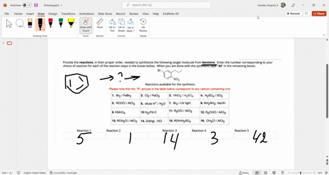 provide-the-reactions_-in-their-proper-order-needed-to-synthesize-the-following-target-molecule-from-benzene-enter-the-number-corresponding-to-your-choice-of-reaction-for-each-of-the-reactio-19161