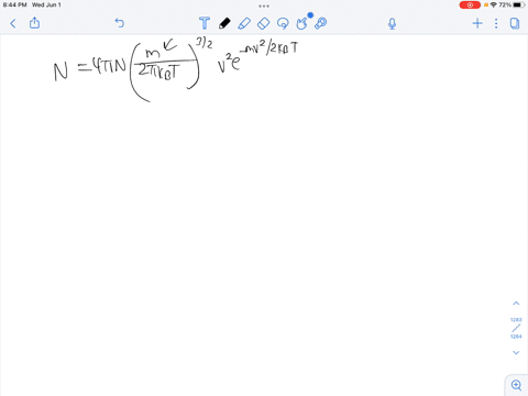 from-the-maxwell-boltzmann-speed-distribution-show-that-the-most-probable-speed-of-a-gas-molecule-7-89808