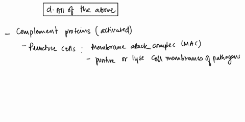 activated-complement-proteins-_____-a-puncture-cells-b-promote-inflammation-c-attract-macrophages-d-13174