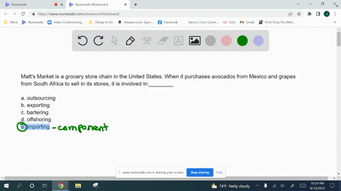 matts-market-is-a-grocery-store-chain-in-the-united-states-when-it-purchases-avocados-from-mexico-and-grapes-from-south-africa-to-sell-in-its-stores-it-is-involved-in________-a-outsourcing-b-00782