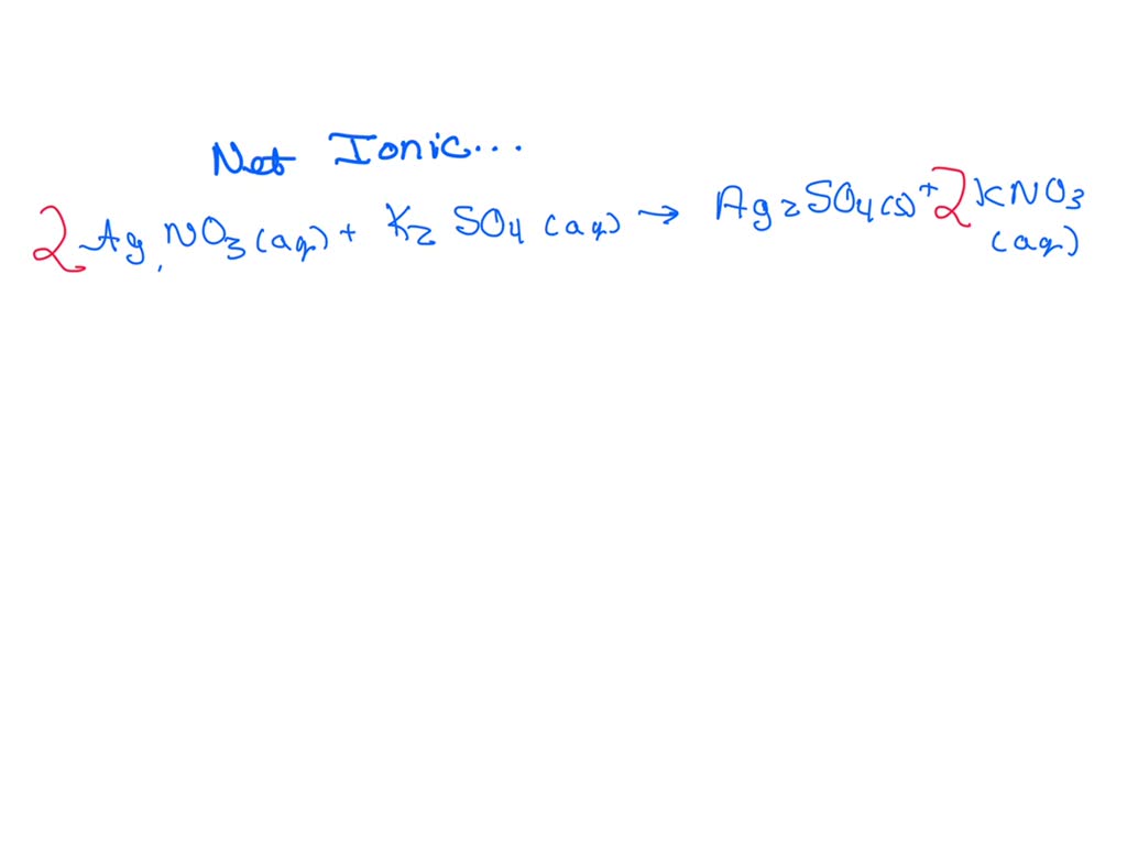 Solved Write A Balanced Net Ionic Equation For The Reaction Of Agno3 Aq With Kbr Aq 1657