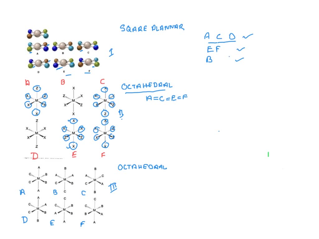 Solved Part Iii Isomerism 4 A Among The Six Given Complexes Identify Solved Part Iii Isomerism 4 A Among The Six Given Complexes Identify
