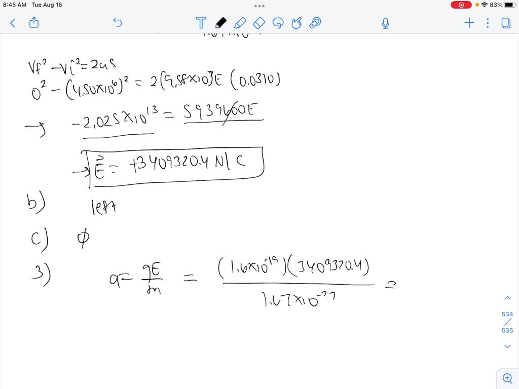 SOLVED: A Proton Is Traveling Horizontally To The Right At 4.50Ã—10^6 M ...