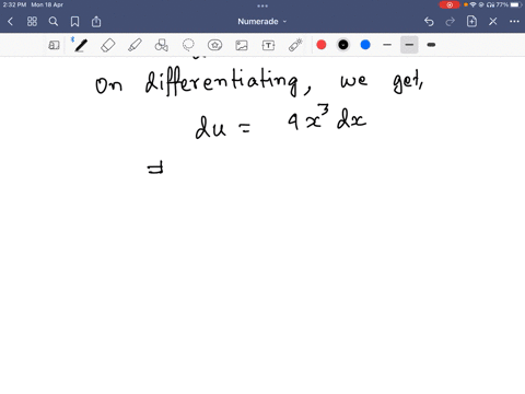 evaluate-the-integral-by-making-the-given-substitution-use-c-for-the-constant-of-integration-x33-x44-dx-u-3-x4-45341