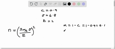 find-the-minimum-sample-size-n-needed-to-estimate-p-for-the-given-values-of-c-0-and-e-c-090-6-68and-e2-assume-that-a-preliminary-sample-has-at-least-30-members-n-round-up-to-the-nearest-whol-03869