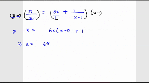 multiply-both-sides-of-the-equation-by-the-lcd-and-solve-the-resulting-quadratic-equation-enter-your-answers-as-a-comma-separated-list-xx-16x1x-1-95294