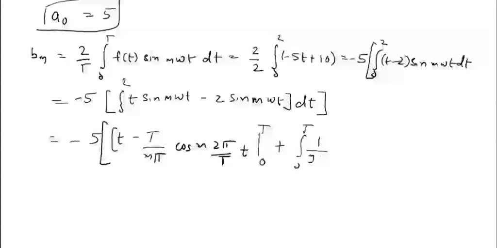 SOLVED: Obtain the complex Fourier series expansion of f(t) in Fig. 17. ...