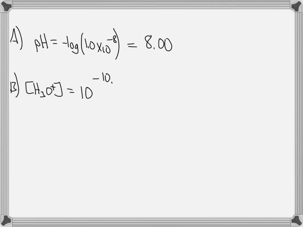 SOLVED Each row of the table below describes an aqueous solution