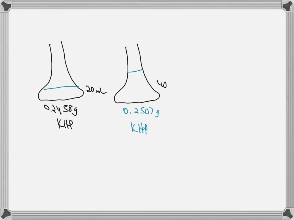 SOLVED A student carried out two titrations using an NaOH solution of