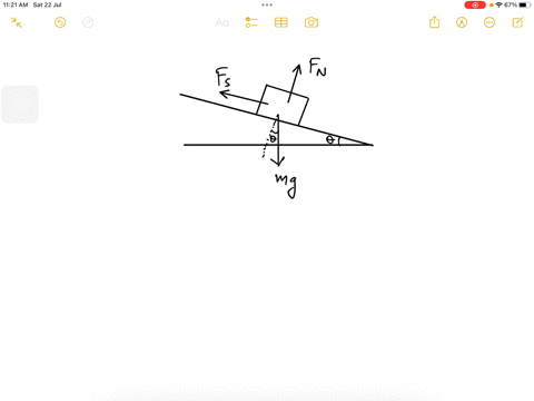 a-block-with-mass-of-kg-is-placed-on-an-incline-if-the-static-friction-coefficient-between-the-block-and-the-incline-surface-is-014-and-the-static-friction-force-is-22-what-is-the-maximum-an-41182