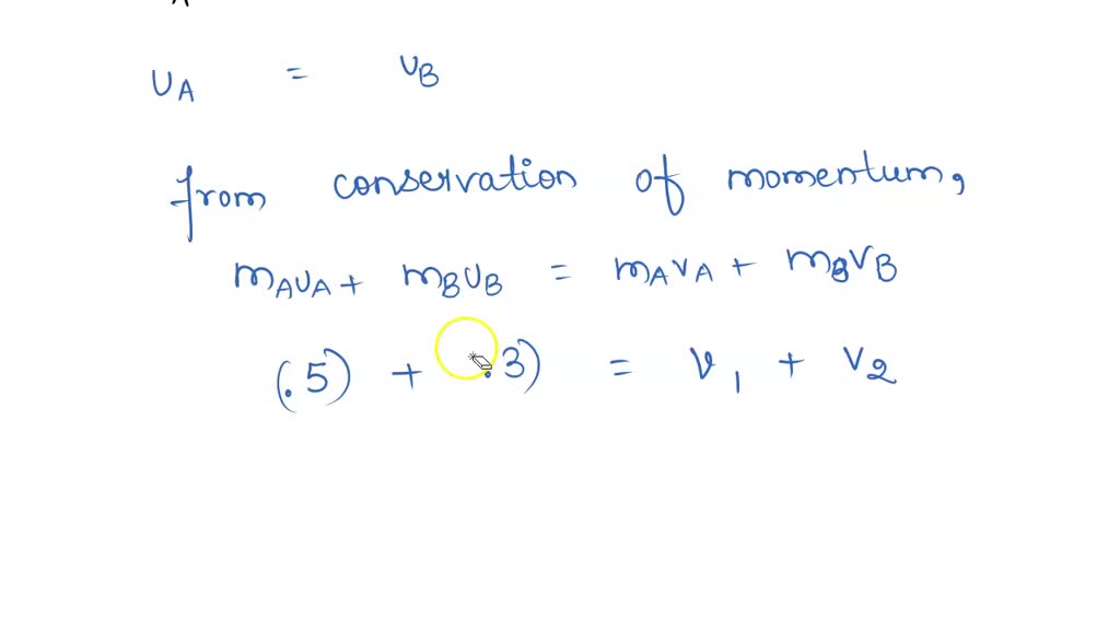 SOLVED Two identical balls A and B collide head on elastically. If velocities of A and B