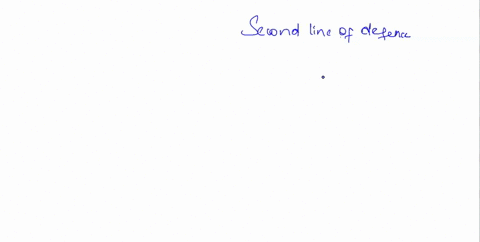 which-of-the-following-is-not-involved-in-the-second-line-of-defense-06763