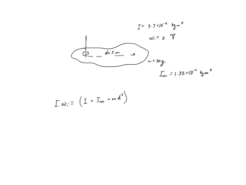 problem-5-an-odd-shaped-flat-object-with-moment-of-iertia-icm-97-x-10-4-kg-m2-rotates-about-an-axis-through-its-center-of-mass-cm-at-a-speed-of-20-rev-s_-the-axis-of-rotation-is-perpendicula-55487