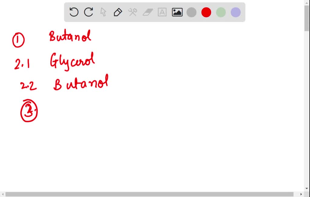 SOLVED 1. Which is more viscous Pentane or Butanol? 2. Which has more