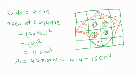 in-the-square-grid-each-square-is-2-cm-wide-find-the-area-of-the-shaded-region-89462
